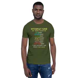 WITHOUT GOD Short-Sleeve Unisex T-Shirt