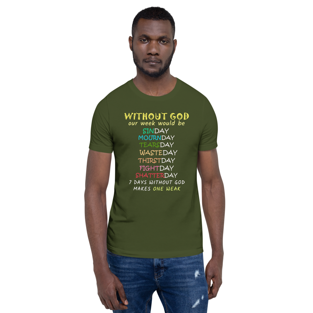 WITHOUT GOD Short-Sleeve Unisex T-Shirt