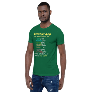 WITHOUT GOD Short-Sleeve Unisex T-Shirt