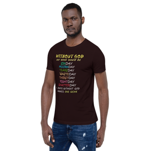 WITHOUT GOD Short-Sleeve Unisex T-Shirt