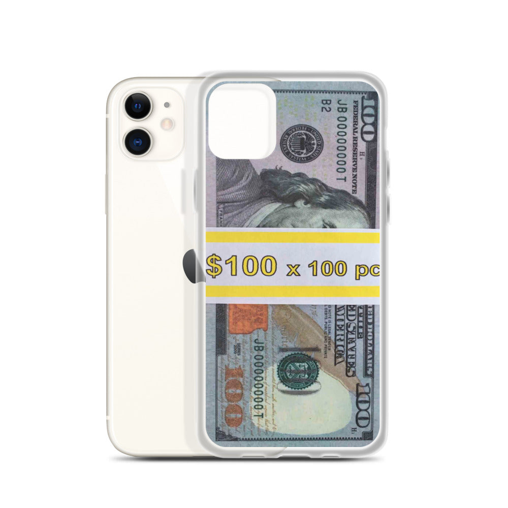 iPhone Case 100 dollar bills