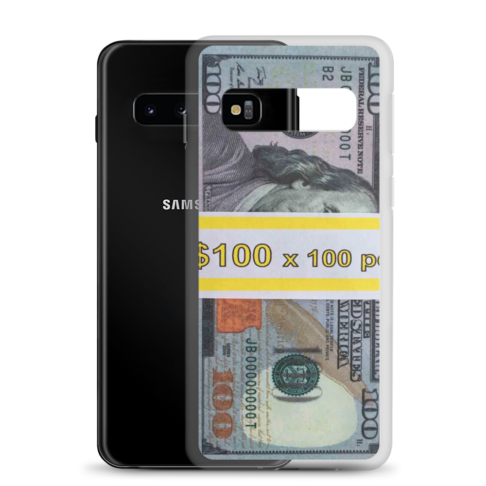 $100 DOLLAR BILL MONEY Samsung Galaxy S6 S7 Edge S8 S9 S10 S10e Note Plus Case and more.