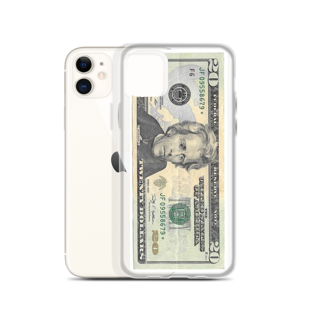 iPhone Case 20 dollar bills