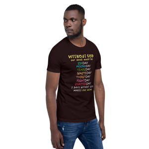 WITHOUT GOD Short-Sleeve Unisex T-Shirt