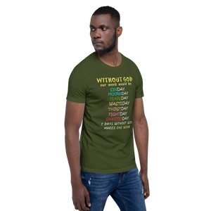 WITHOUT GOD Short-Sleeve Unisex T-Shirt