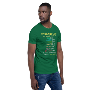 WITHOUT GOD Short-Sleeve Unisex T-Shirt